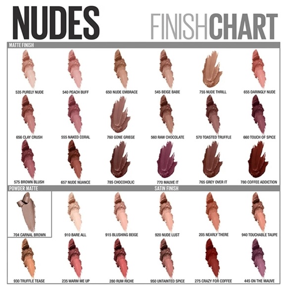 MAYBELLINE #704 Carnal Brown Lipstick - Picture 3 of 3